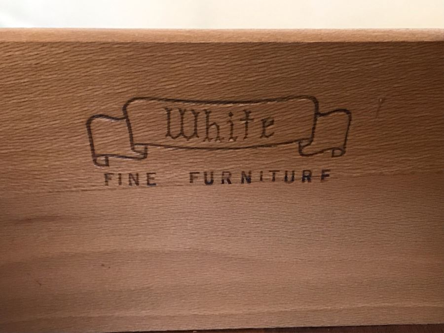 Mid-Century Modern Chinoiserie Nightstand By White Fine Furniture [Photo 4]