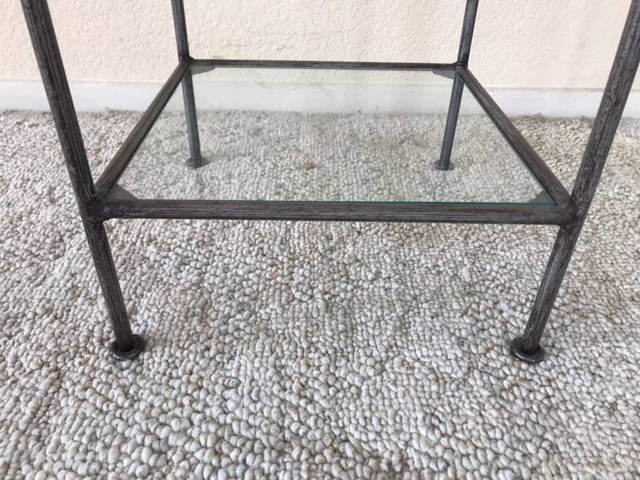Metal Two-Tier Table [Photo 6]
