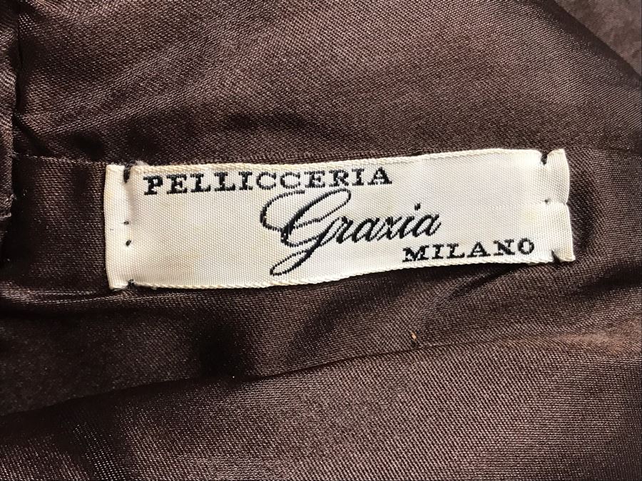Pellicceria Graxia Milano Italian White Fur Jacket Apx Size 42 Length:30 Perimeter:45 Outer Sleeve To Neck:30 Inner Sleeve:16 [Photo 14]