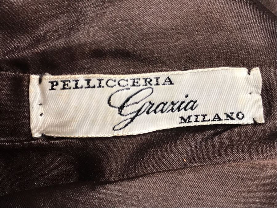 Pellicceria Graxia Milano Italian White Fur Jacket Apx Size 42 Length:30 Perimeter:45 Outer Sleeve To Neck:30 Inner Sleeve:16 [Photo 13]