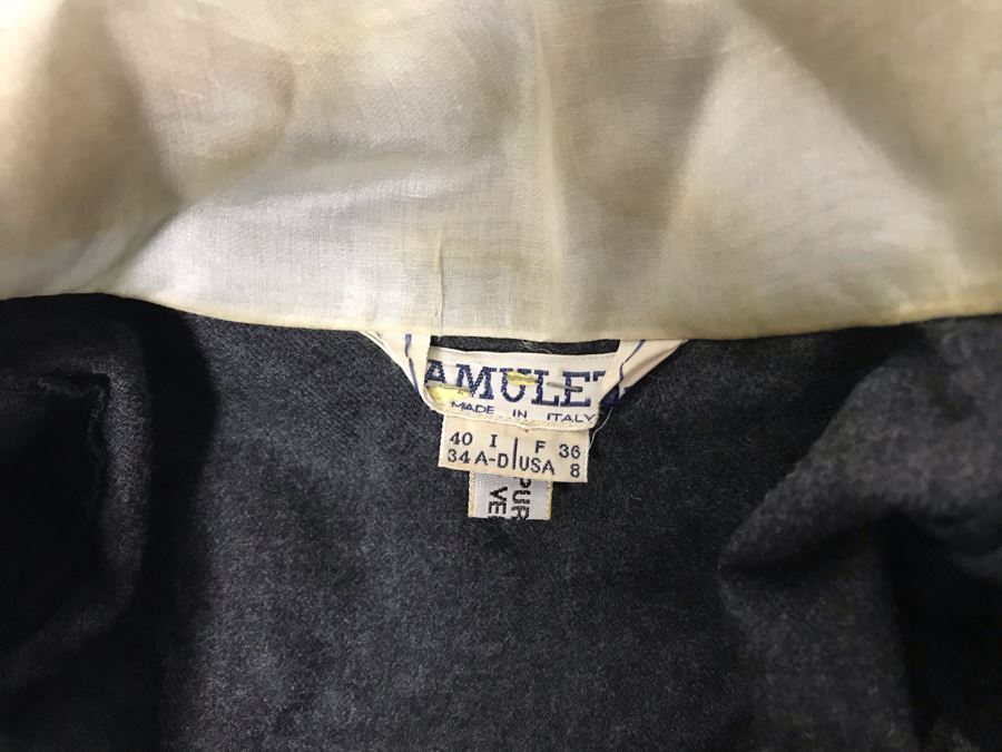 Vintage Italian Dress By Amuleti Size 8 [Photo 9]