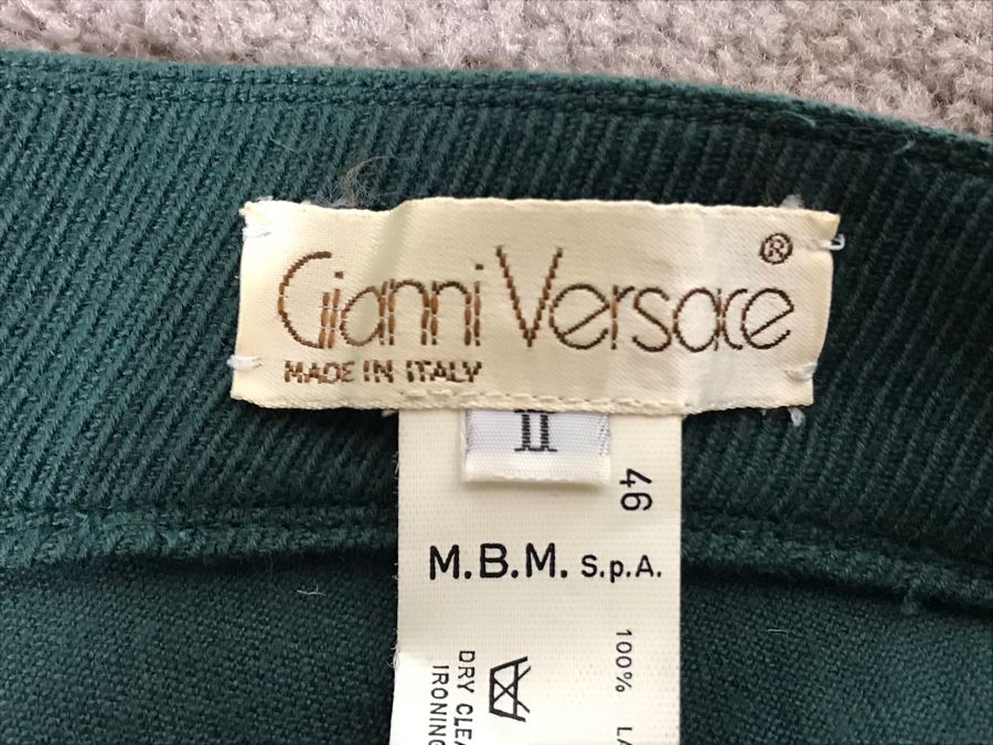 Gianni Versace Designer Pants Size 46 Made In Italy [Photo 5]