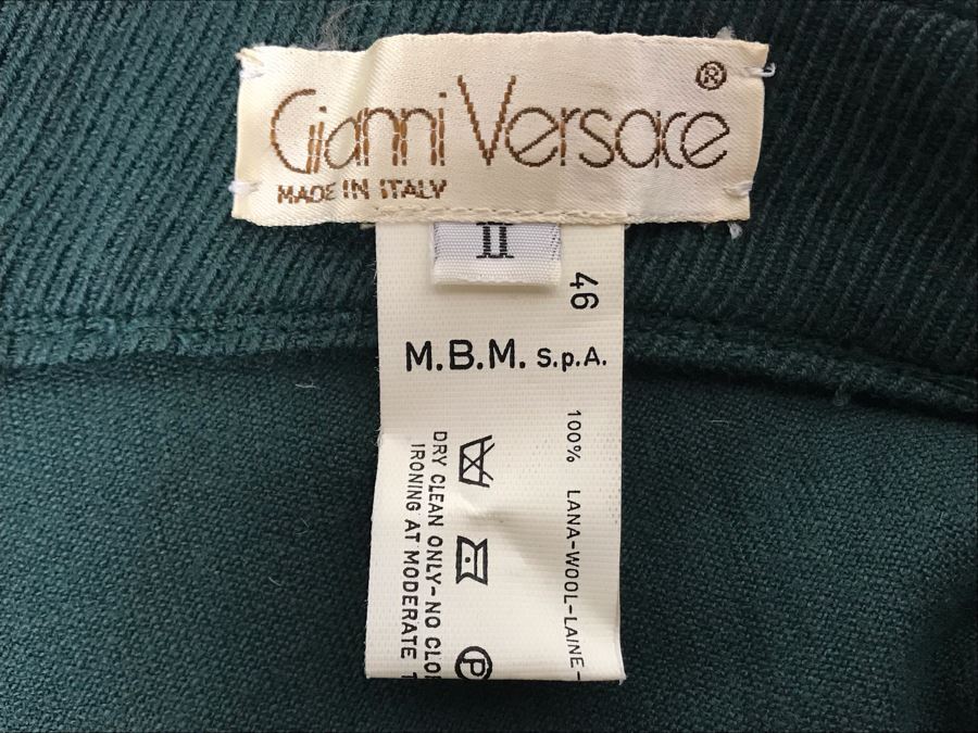 Gianni Versace Designer Pants Size 46 Made In Italy [Photo 6]