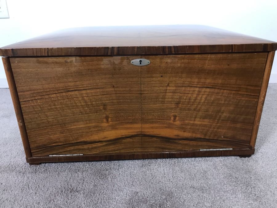 MASSIVE Vintage Italian 800 Silver Flatware Set W/ Serving Pieces Hallmarked 72 PA Palermo Italy A.P.I.S. Silversmith W/ Impressive Olive Wood Silverware Chest With 4 Sliding Drawers (52.6LBS W/ Box - Apx 20Lbs 800 Silver) - See Photos - Has Reserve Price [Photo 60]