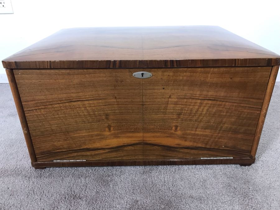 MASSIVE Vintage Italian 800 Silver Flatware Set W/ Serving Pieces Hallmarked 72 PA Palermo Italy A.P.I.S. Silversmith W/ Impressive Olive Wood Silverware Chest With 4 Sliding Drawers (52.6LBS W/ Box - Apx 20Lbs 800 Silver) - See Photos - Has Reserve Price [Photo 59]