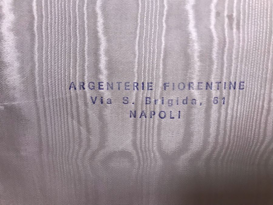 MASSIVE Vintage Italian 800 Silver Flatware Set W/ Serving Pieces Hallmarked 72 PA Palermo Italy A.P.I.S. Silversmith W/ Impressive Olive Wood Silverware Chest With 4 Sliding Drawers (52.6LBS W/ Box - Apx 20Lbs 800 Silver) - See Photos - Has Reserve Price [Photo 8]