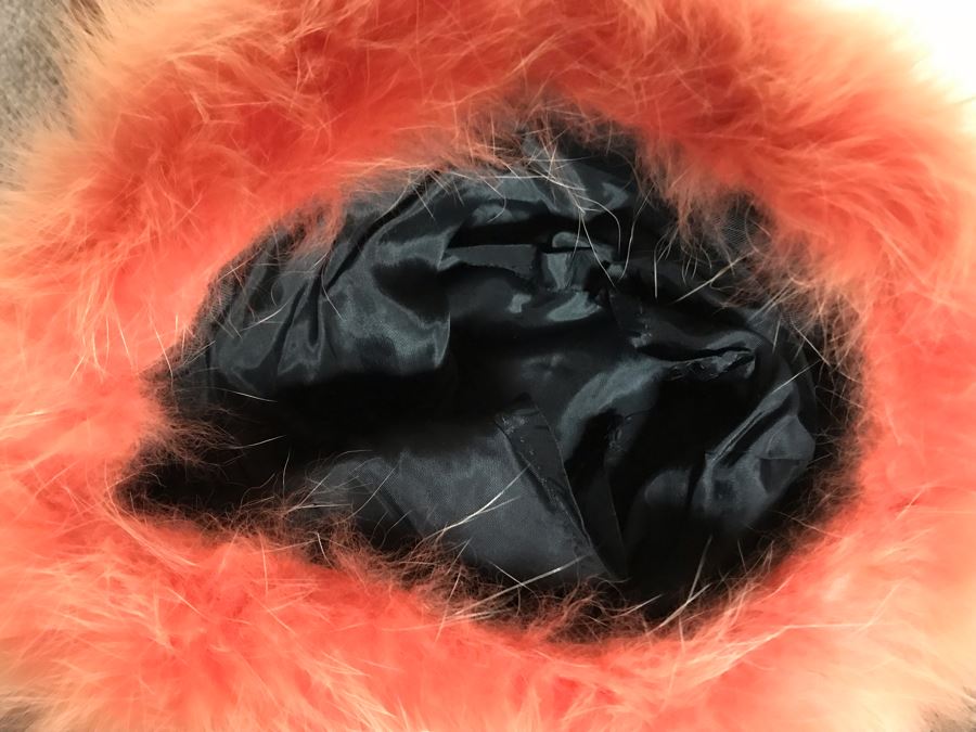 Vintage Dyed Pink Fur Hat [Photo 7]