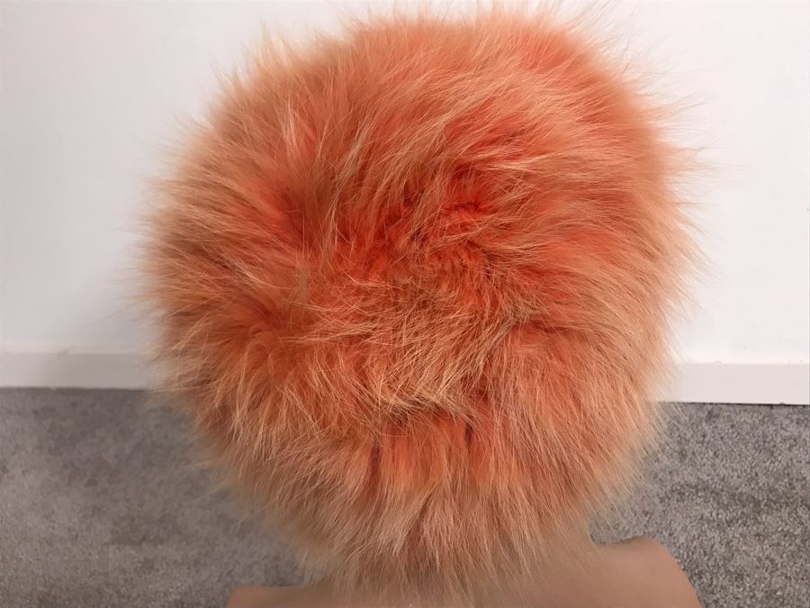 Vintage Dyed Pink Fur Hat [Photo 4]
