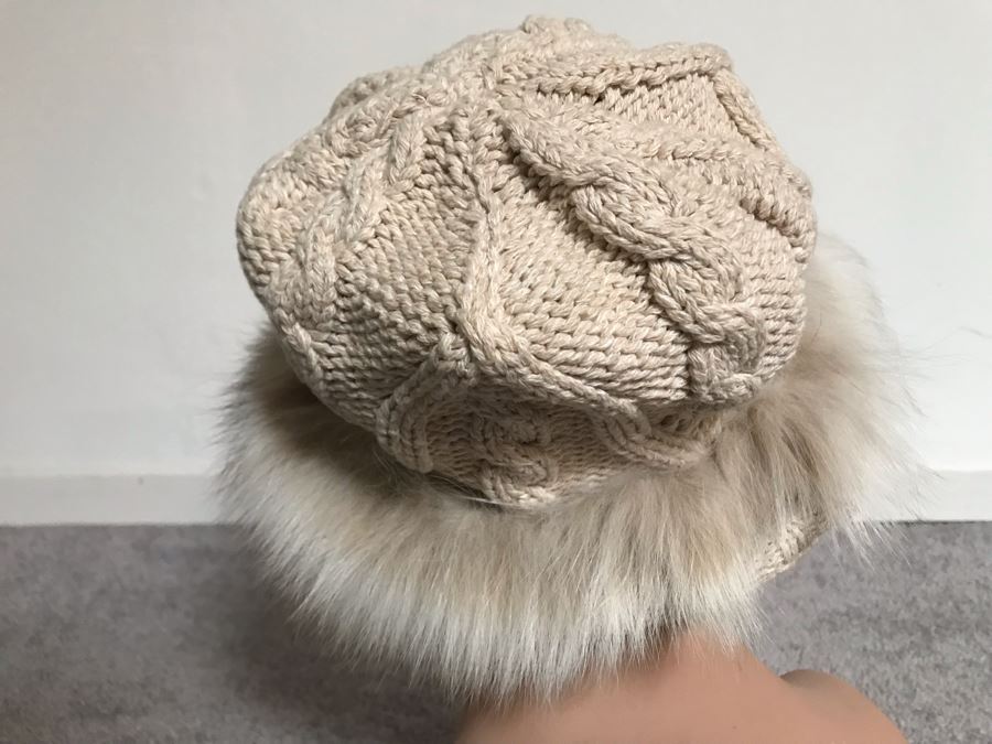 Vintage Knitted Hat With Fur [Photo 5]