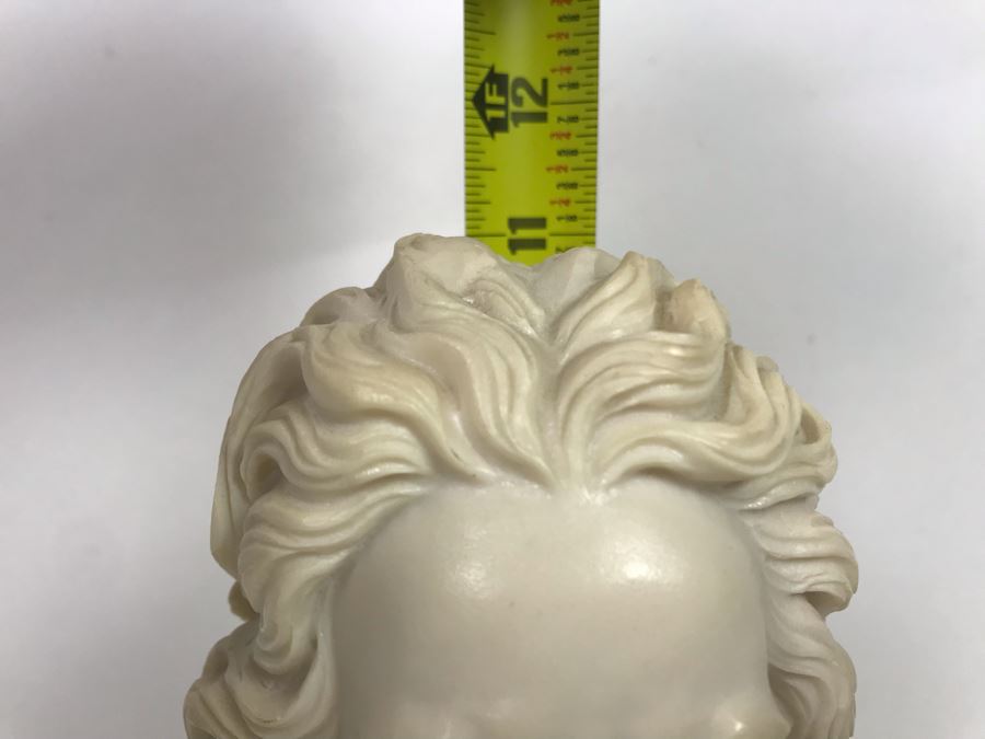 Ludwig Van Beethoven Resin Bust Sculpture Made In Italy 7W X 4D X 11H [Photo 12]