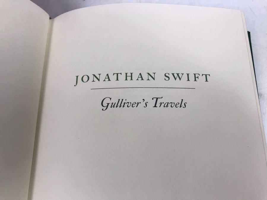 Collection Of Six The Franklin Library Limited Edition Books: Ernest Hemingway, Herman Melville, Vladimir Nabokov, Jonathan Swift Gulliver's Travels, Honore De Balzac, Nathaniel Hawthorne [Photo 9]