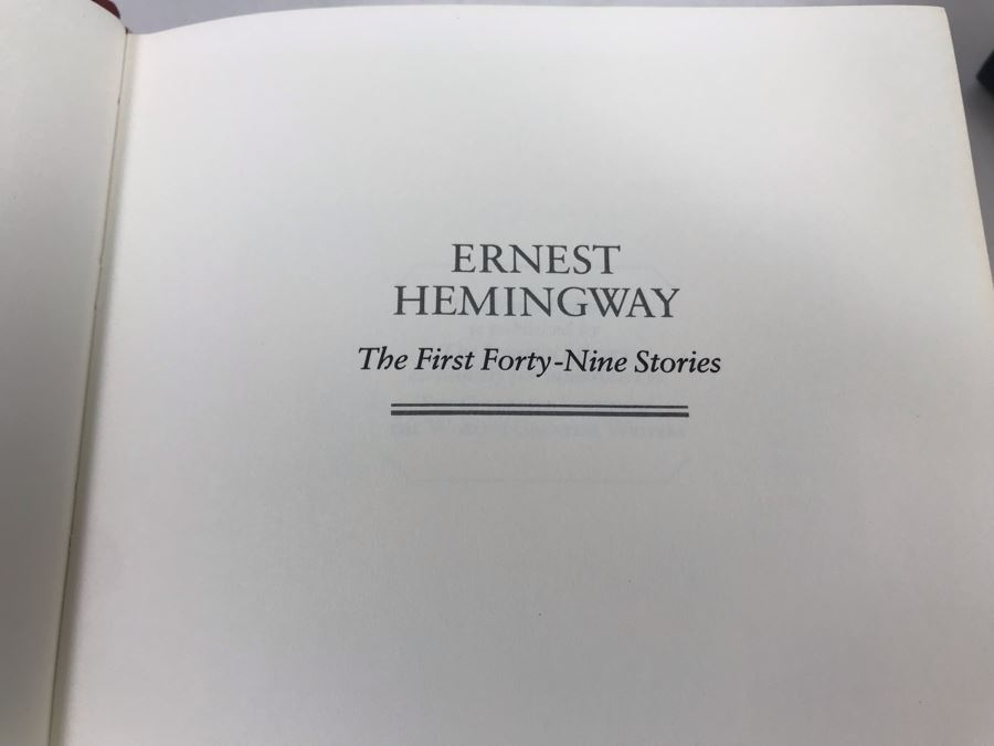 Collection Of Six The Franklin Library Limited Edition Books: Ernest Hemingway, Herman Melville, Vladimir Nabokov, Jonathan Swift Gulliver's Travels, Honore De Balzac, Nathaniel Hawthorne [Photo 12]
