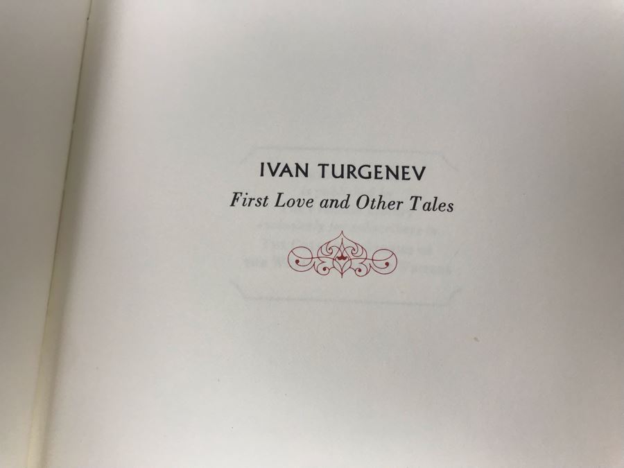 Collection Of Six The Franklin Library Limited Edition Books: Thomas Mann, Isak Dinesen, Graham Greene, W. Somerset Maugham, Guy De Maupassant, Ivan Turgenev [Photo 12]