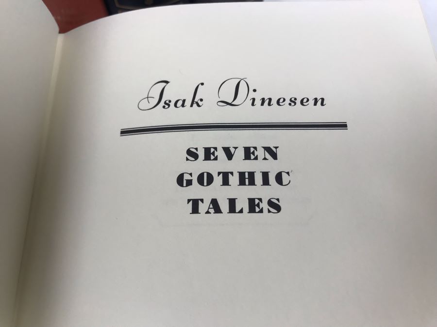 Collection Of Six The Franklin Library Limited Edition Books: Thomas Mann, Isak Dinesen, Graham Greene, W. Somerset Maugham, Guy De Maupassant, Ivan Turgenev [Photo 8]