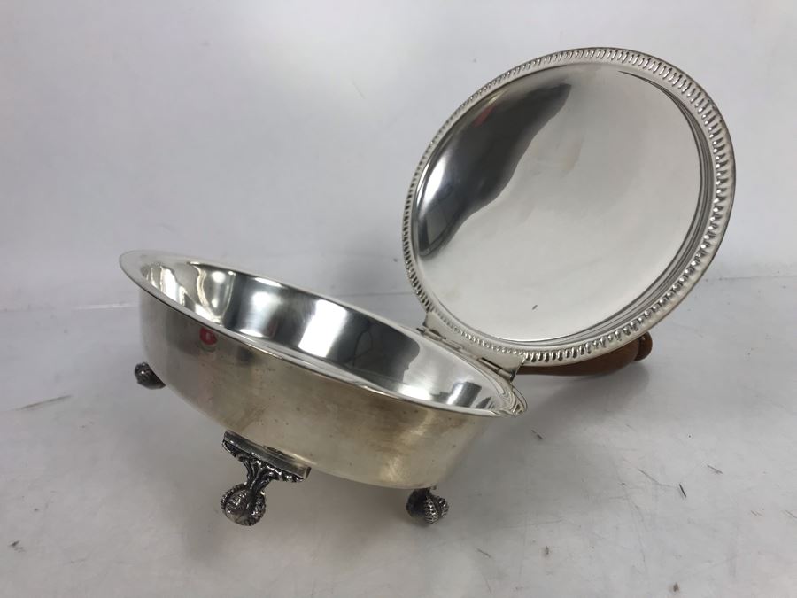 Vintage Sheffield Silverplate Silent Butler [Photo 2]