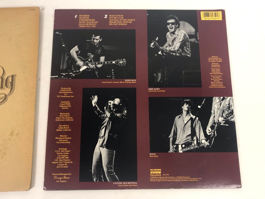 Vinyl Records: San Diego's The Beat Farmers (Country Dick Montana) Van Go And Neil Young Harvest [Photo 4]