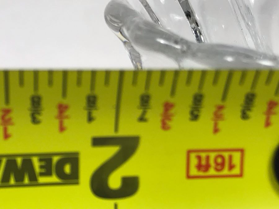 Pair Of Small Baccarat France Footed Crystal Glasses 3H X 2W [Photo 10]