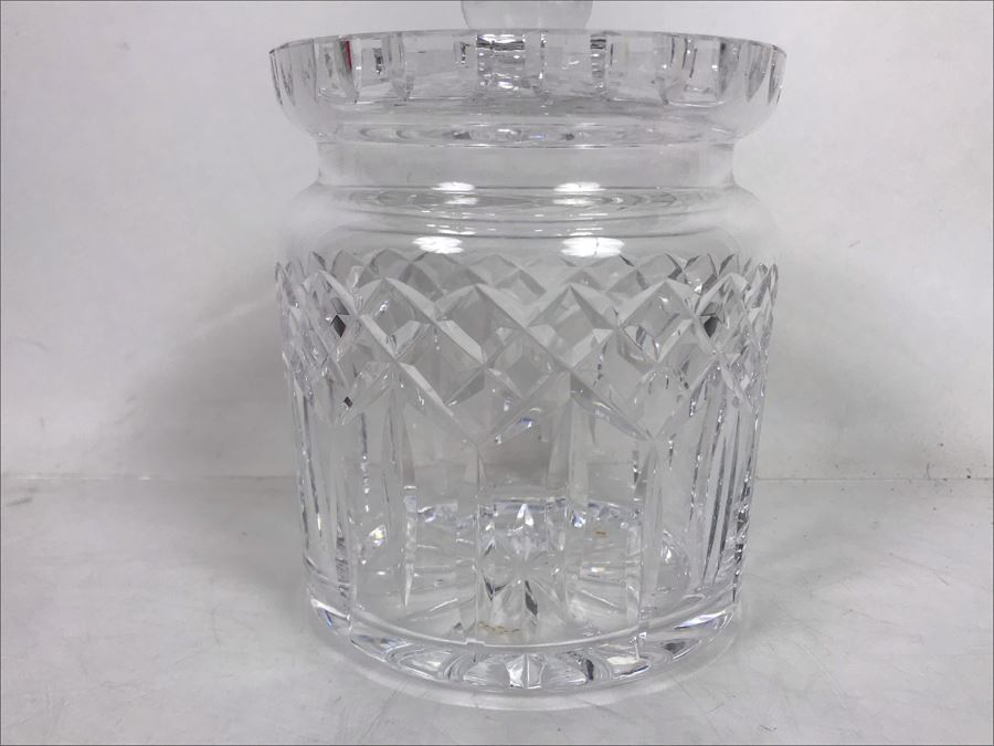Waterford Crystal Biscuit Barrel With Lid 5W X 6H [Photo 3]