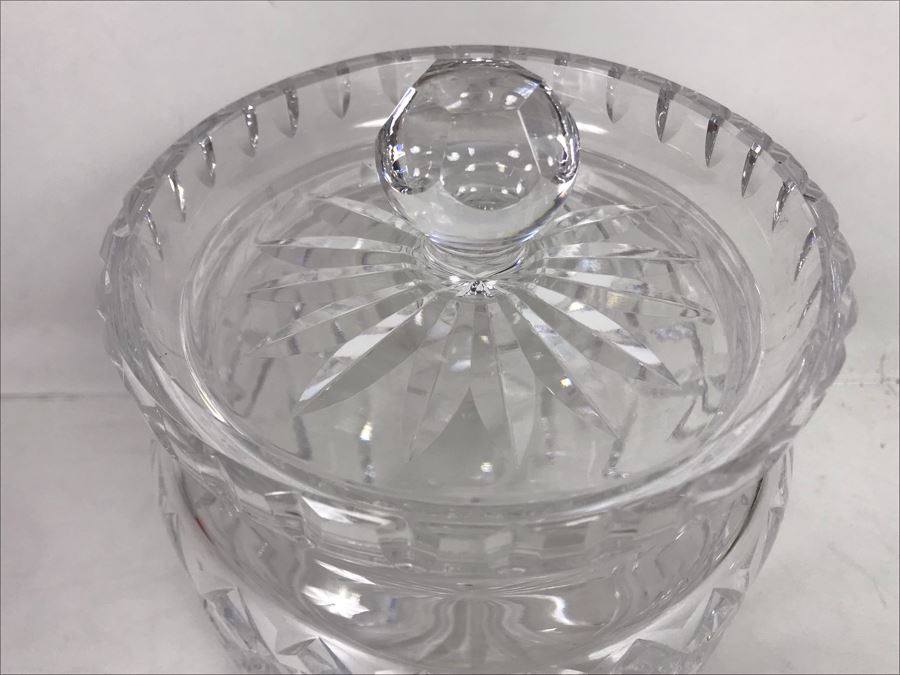 Waterford Crystal Biscuit Barrel With Lid 5W X 6H [Photo 5]