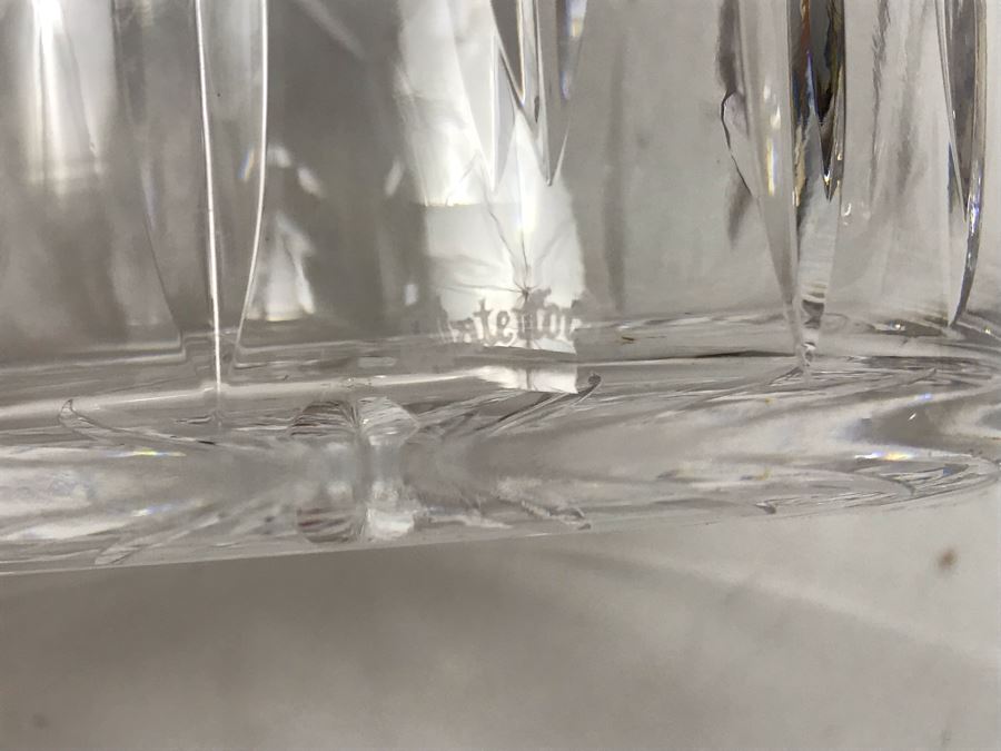 Waterford Crystal Biscuit Barrel With Lid 5W X 6H [Photo 8]