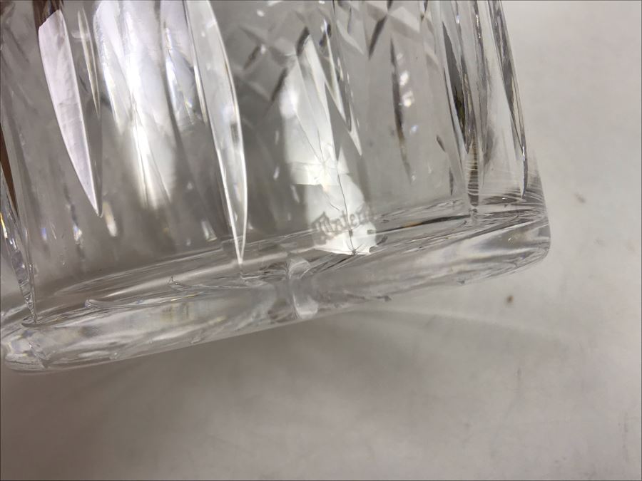 Waterford Crystal Biscuit Barrel With Lid 5W X 6H [Photo 7]