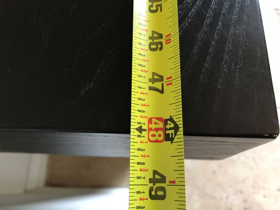 West Elm Console Table With Drawer In Black 48W X 18D X 30H [Photo 12]