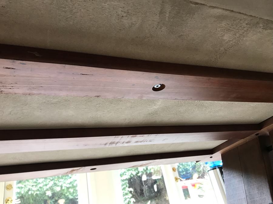 Bonham Dining Table For The Industrial Home Acutely Angled With Reclaimed French Oak Legs, Steel Stretcher And Smooth Grey Concrete Top With Beveled Edge 78W X 41D X 30H Retails $2,500 [Photo 23]