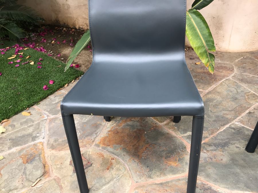 Colter Leather Dining Chairs By Nuevo - Six Chair Total [Photo 14]