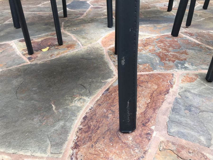 Colter Leather Dining Chairs By Nuevo - Six Chair Total [Photo 10]