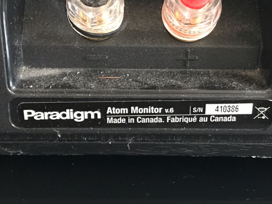 High Fidelity Audiophile Paradigm Speakers Set With Center Monitor CC-190 v.6, Pair Of Atom Monitor v.6 Speakers And Pair Of Mini Monitor V.6 Speakers - 6 Speakers Total [Photo 12]