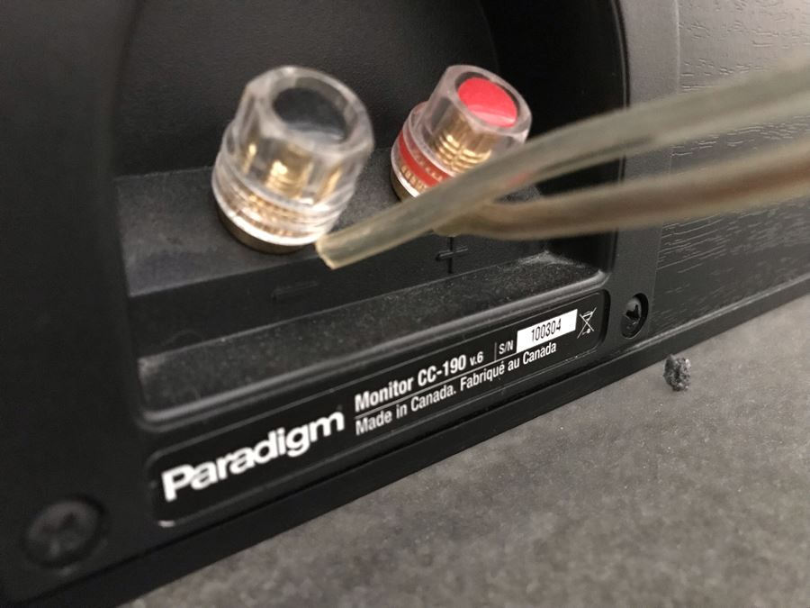 High Fidelity Audiophile Paradigm Speakers Set With Center Monitor CC-190 v.6, Pair Of Atom Monitor v.6 Speakers And Pair Of Mini Monitor V.6 Speakers - 6 Speakers Total [Photo 18]