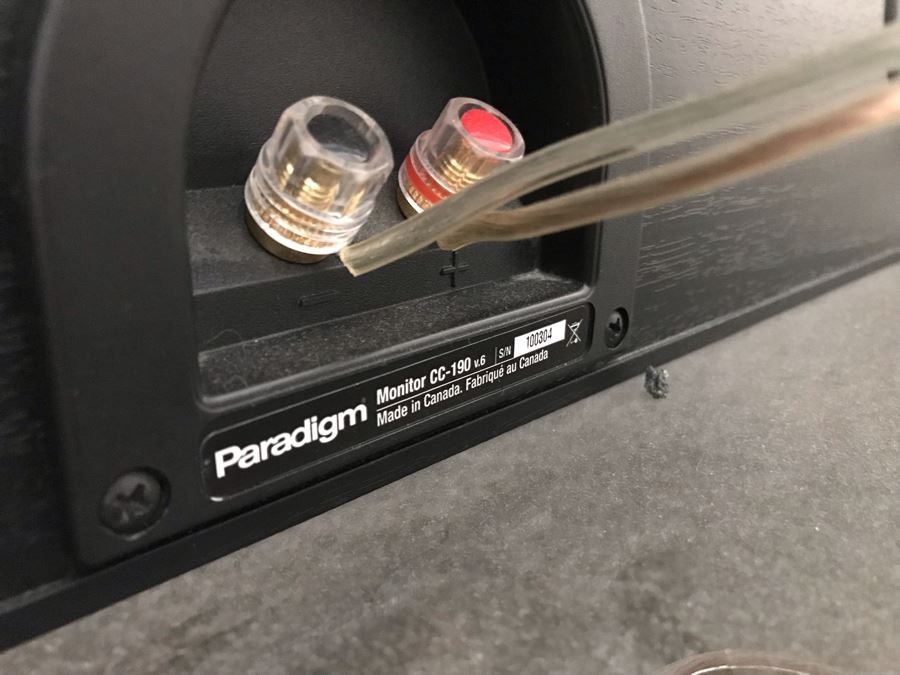 High Fidelity Audiophile Paradigm Speakers Set With Center Monitor CC-190 v.6, Pair Of Atom Monitor v.6 Speakers And Pair Of Mini Monitor V.6 Speakers - 6 Speakers Total [Photo 17]