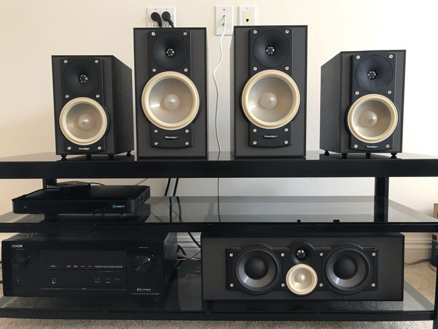 High Fidelity Audiophile Paradigm Speakers Set With Center Monitor CC-190 v.6, Pair Of Atom Monitor v.6 Speakers And Pair Of Mini Monitor V.6 Speakers - 6 Speakers Total [Photo 3]