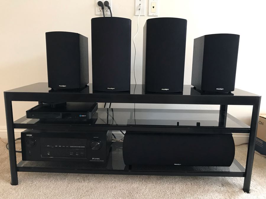 High Fidelity Audiophile Paradigm Speakers Set With Center Monitor CC-190 v.6, Pair Of Atom Monitor v.6 Speakers And Pair Of Mini Monitor V.6 Speakers - 6 Speakers Total [Photo 4]