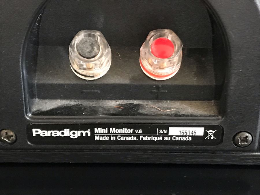 High Fidelity Audiophile Paradigm Speakers Set With Center Monitor CC-190 v.6, Pair Of Atom Monitor v.6 Speakers And Pair Of Mini Monitor V.6 Speakers - 6 Speakers Total [Photo 14]