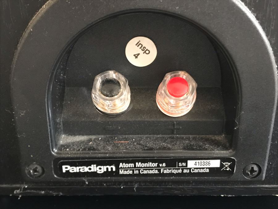High Fidelity Audiophile Paradigm Speakers Set With Center Monitor CC-190 v.6, Pair Of Atom Monitor v.6 Speakers And Pair Of Mini Monitor V.6 Speakers - 6 Speakers Total [Photo 11]