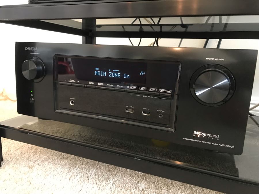 DENON Integrated Network AV Receiver Ampli-Tuner Audio/Video AVR-X2000 With Box [Photo 4]