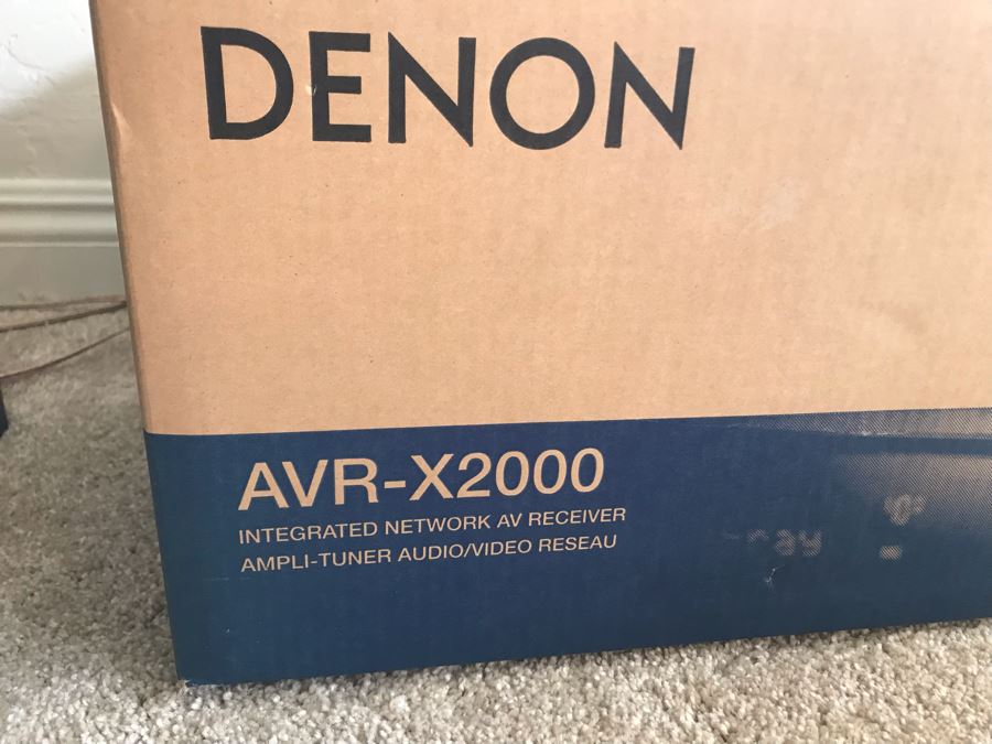 DENON Integrated Network AV Receiver Ampli-Tuner Audio/Video AVR-X2000 With Box [Photo 9]