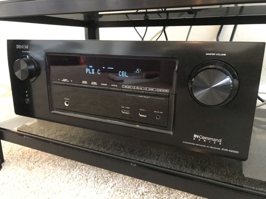 DENON Integrated Network AV Receiver Ampli-Tuner Audio/Video AVR-X2000 With Box [Photo 7]
