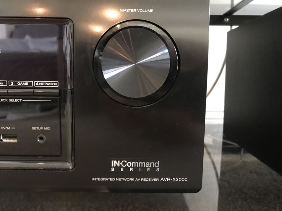 DENON Integrated Network AV Receiver Ampli-Tuner Audio/Video AVR-X2000 With Box [Photo 5]
