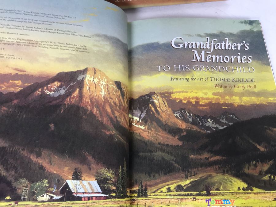 Set Of Four New Thomas Kinkade Journals Grandfathers Memories To His Grandchild [Photo 2]