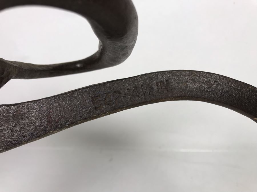 Vintage Cast Iron 14.5' Ice Tongs Gifford Wood Co, Hudson, NY 542 [Photo 12]