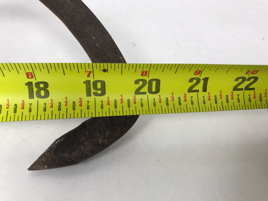 Vintage Cast Iron 14.5' Ice Tongs Gifford Wood Co, Hudson, NY 542 [Photo 10]