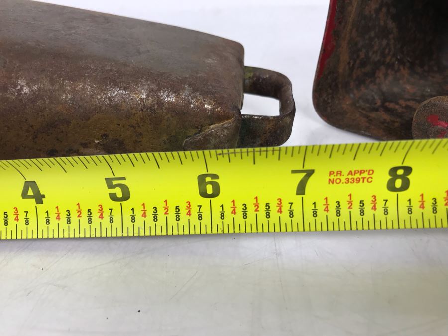 Pair Of Vintage Handmade Metal Cowbells [Photo 12]