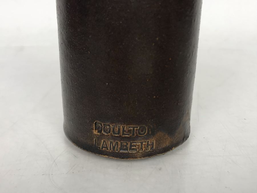 Antique Doulton Lambeth Small Ink Stoneware Bottle 4.5H [Photo 9]