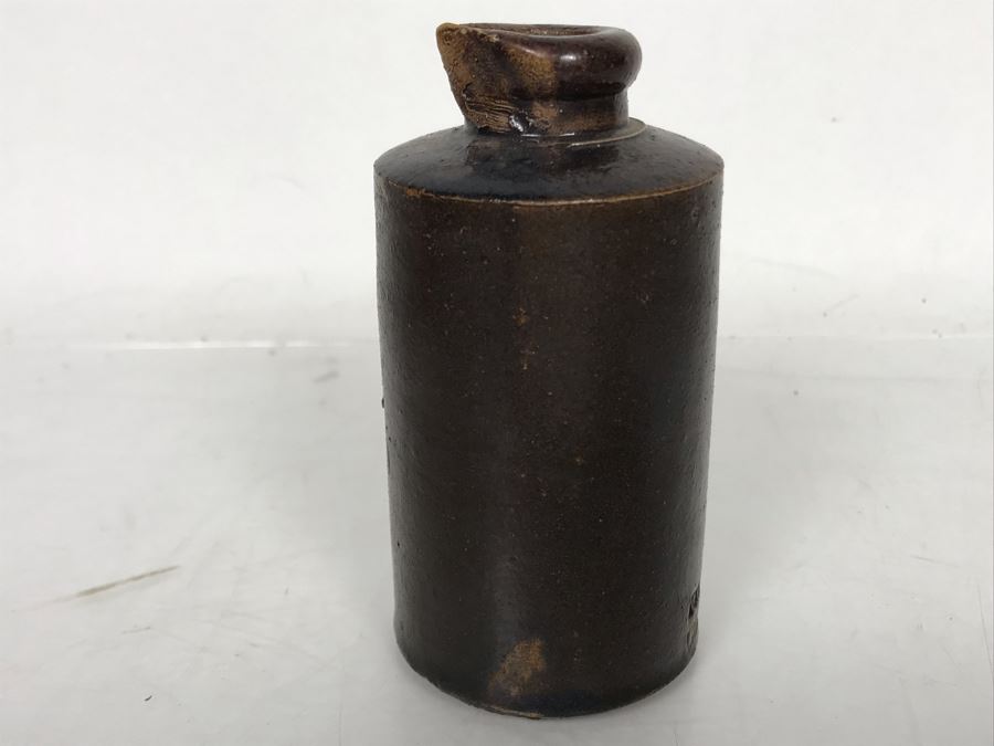 Antique Doulton Lambeth Small Ink Stoneware Bottle 4.5H [Photo 6]