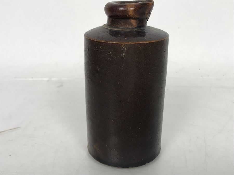 Antique Doulton Lambeth Small Ink Stoneware Bottle 4.5H [Photo 7]