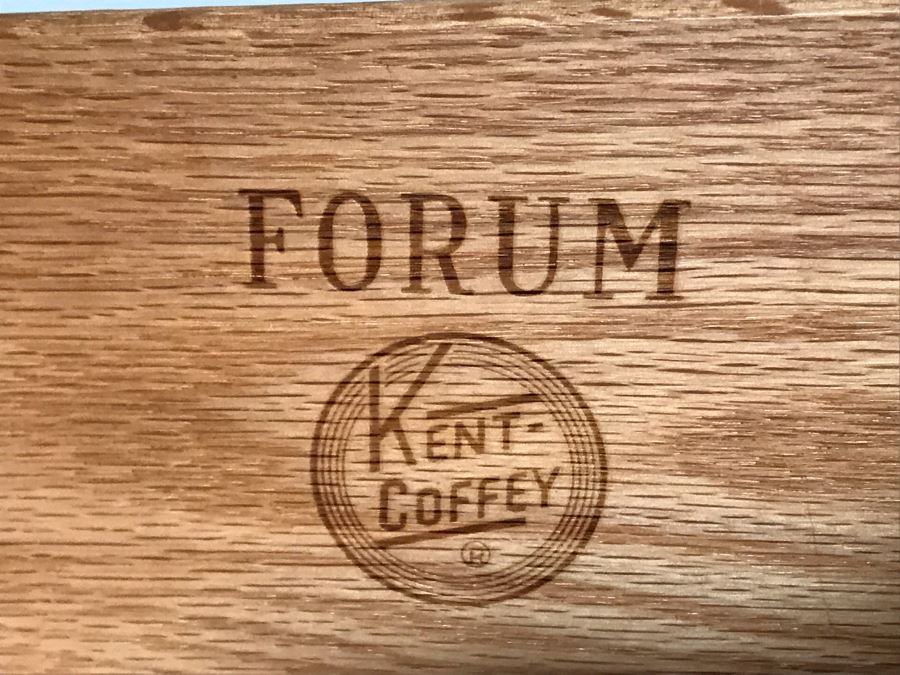 Mid-Century Modern Kent-Coffey Forum Dresser Chest Of Drawers Walnut & Pecan Wood 64W X 19.5D X 31H [Photo 11]