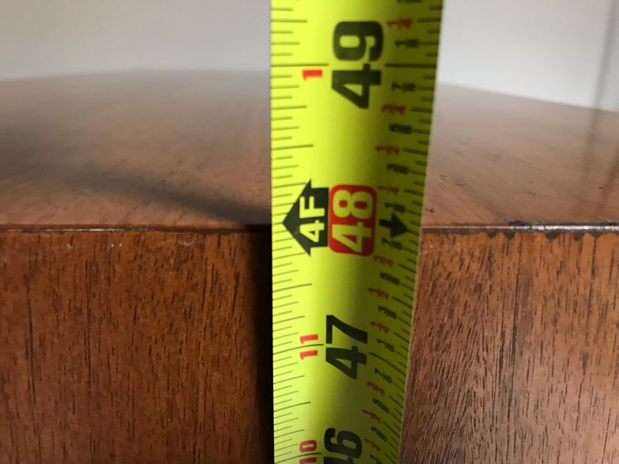 Mid-Century Modern Kent-Coffey Forum High Boy Dresser Chest Of Drawers Walnut & Pecan Wood 40W X 21D X 48H [Photo 17]