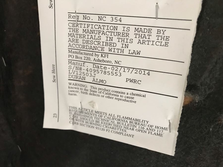 Nice Leather Electric Recliner By KFI Asheboro, NC [Photo 21]